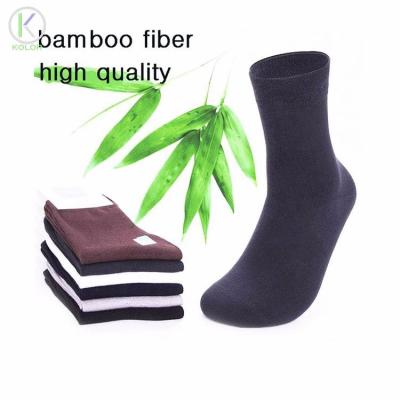 China KOLOR-B-2406 Cotton Bamboo Fiber Business Anti-Slip Mens Dress Socks Manufacturers Bamboo for sale