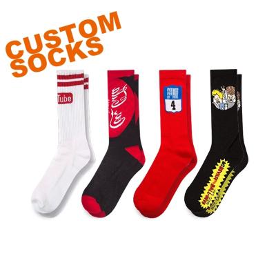 China JKL O 002 Crew Socks Men Custom Logo Custom Socks Anti-Slip Custom Socks Men for sale