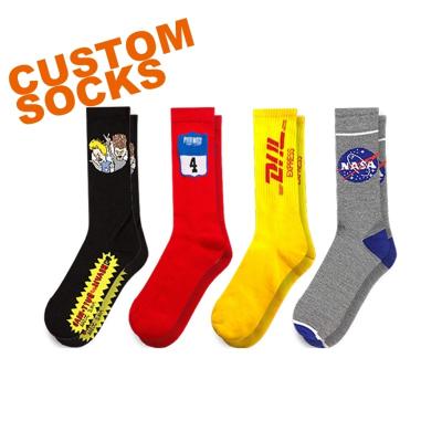 China JKL Anti-Slip O 045 Custom Your Own Logo Crew OEM Bamboo Men Socks Designs Custom Woven Socks for sale