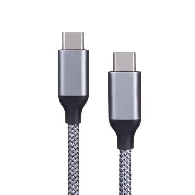 China General Customized Length And Color Nylon Tape Type Usb2.0 C To Type C Fast Charging Data Cable for sale