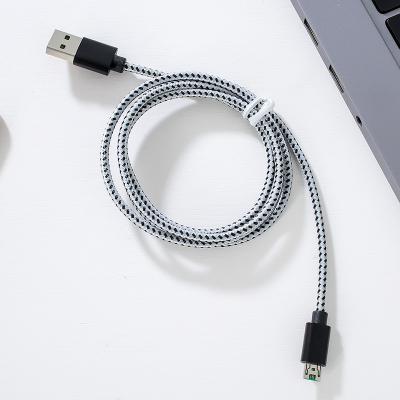 China Good Durable 0.2M General Custom Charger Material Nylon Woven Strip Usb Cable AM ​​Short To Micro Data Cable for sale