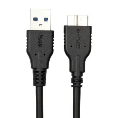 China Custom Video Game Player PVC Black Usb 3.0 Micro BOM To AM Cable Fast Transmission For Samsung Galaxy Camera Hard Drive for sale