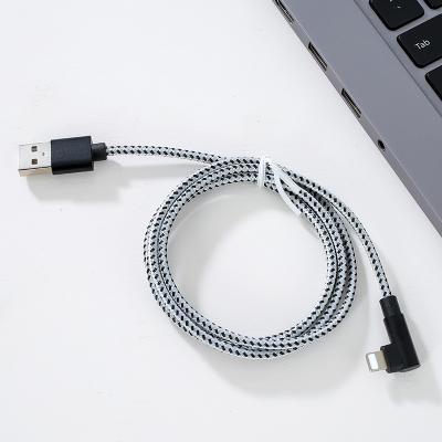 China General Original Durable Nylon Band Phone Chargers Transfer Speed ​​2.4A 100Wpd Lighting Cable For PC Iphone for sale