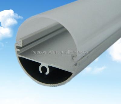 China LED Light Housing Frosted Aluminum Led Tube T8 Lamp Shell With Heat Sink And Cover for sale