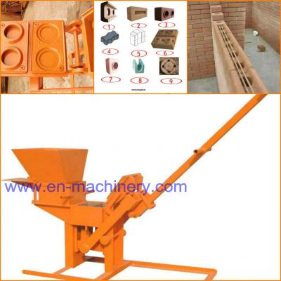 China Manual Clay Cement Brick Making Machine and 1-40 Red Clay Brick Making Machine for sale