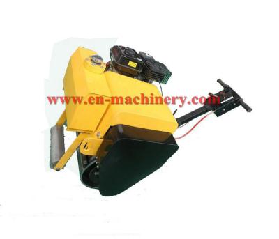 China Single Drum Gasoline handheld vibrating road roller small road roller vibratory road roller for sale