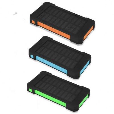 China Factory Price Solar Panel Charging Portable Solar Panel Power Bank Phone Charger 8000mAh External Solar Power Bank For Waterproof for sale