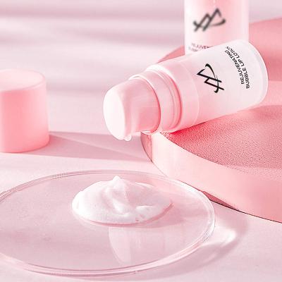 China Waterproof OEM ODM Private Label Lip Care Natural Organic Lightening Exfoliating Vegan Pink Bubble Lip Scrub for sale