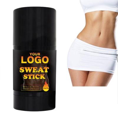 China Weight Loss Private Label Natural Organic Fat Burning Sweat Cream Stick Sweat Weight Lose Cellulite Removal Slimming Cream Stick for sale