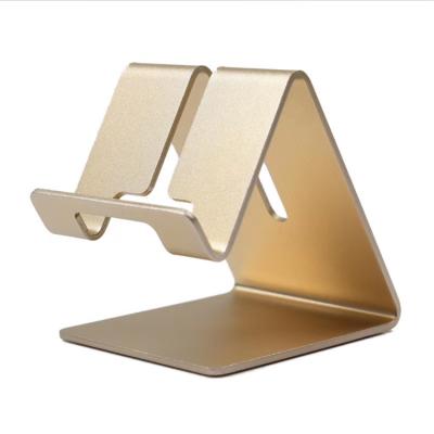 China Aluminum Metal Cell Phone Stand Desktop Mobile Phone Holder Stand For Android Smartphone for sale