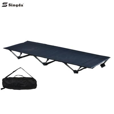 China Outdoor Beach Raising Camping Metal Ultralight Outdoor Army Military Travel Camping Raising Sleeping Cradle Folding Camp Bed For Adults for sale