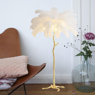 China Lâmpada da altura 1.6M Ostrich Feather Floor do OEM para a iluminação à venda