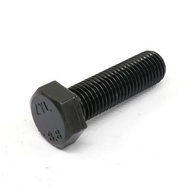 China hot sale 10B21 high tensile din961 fine thread full thread hex bolts and nuts carbon steel for sale