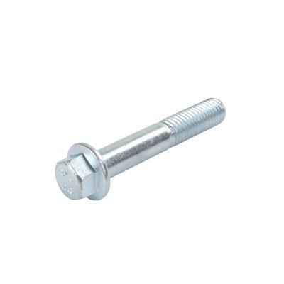 China 10B21 New Arrive 6921 Galvanized Hex Serrated Flange Head Bolt Gr10.9 High Strength for sale