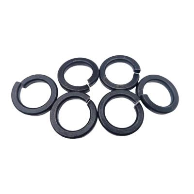 China Manufacture Low Flat Washer Prices In China Professional Black Gr8 DIN127 M18 Carbon Steel Spring Bolt And Washer for sale