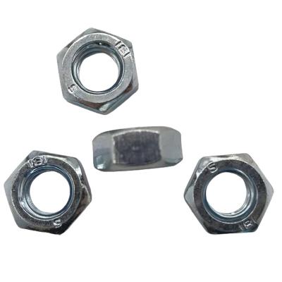 China DIN934 45K Heavy Industry Various Sizes Carbon Steel Porcelain Various Sizes Galvanized Hex Nuts Grade 8 for sale