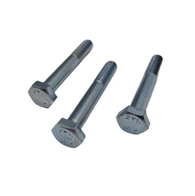 China High Quality And Inexpensive Hex Fasteners DIN931 40Cr Bolt With Galvanized Grade 10.9 for sale