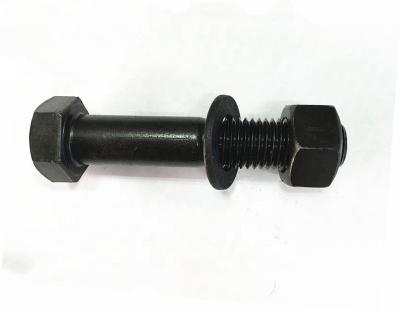 China Good Quality ISO4014 DIN931 B7/40Cr/10B21/35K First Half Thread Hex Partial Bolt Quality Combination With Nut And Gasket for sale