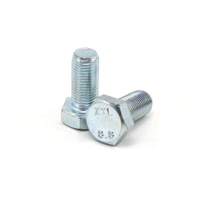 China Cars China Factory Fastener GR 8.8 10.9 12.9 DIN960 DIN961 Fine Pitch Bolts M22 M24 M27 M30 Galvanized for sale