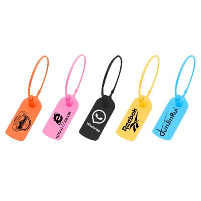 China Viable Plastic Travel Bag Seal Anti-tamper Sneaker Custom Tag Logo for sale