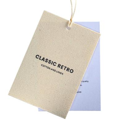 China Brand Viable Private Labeling Tags For Clothing Plastic Flamingo Paper Tag Plush Toy Recycled Hang Tags for sale