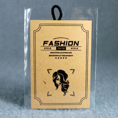 China Viable Simple ID Label Card Printing Key Gift Recycled Paper Product Tag With String for sale