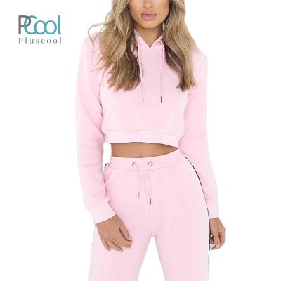 China Breathable Custom Blank Woman Jogging Suits Tracksuit for sale