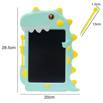 China Notepad 8.5/10/12 inch Colorful Writing Doodle Board Dinosaur Drawing Pad LCD Writing Tablet with Lock Button for Kids for sale