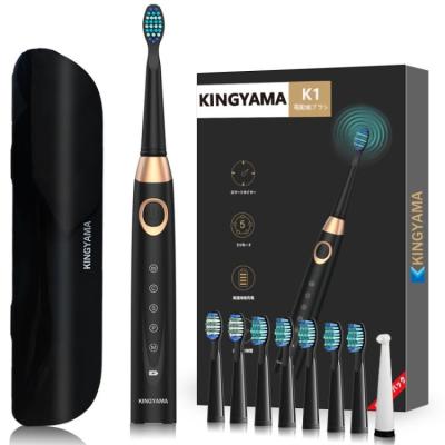 China 2022 Comfortable New Type Sonic Slim Electric Toothbrush Wholesale Automatic 5 Modes Travel Recharge for sale