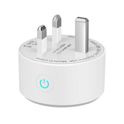 China Residential 220v/All-Purpose wireless wifi plug UK smart work with Amazon Alexa and Google Home for sale