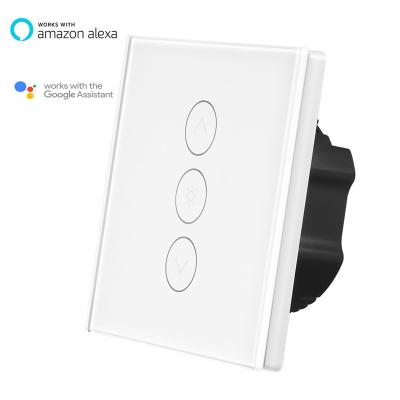 China dimmable smart wifi eu light touch switch work with alexa and google amazon home DM02WE for sale