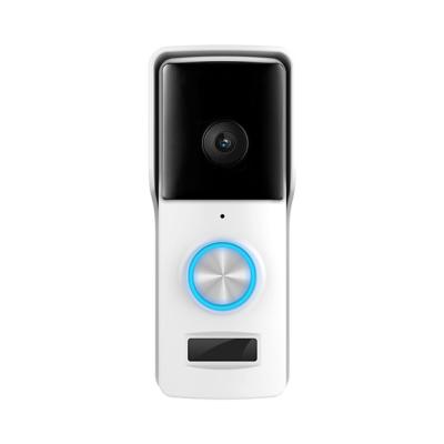 China Modern tuya 12v dc long range wifi wireless smart waterproof IP55 video doorbell camera work with smartlife for sale