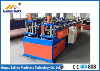 China 2018 new type Door Shutter Roll Forming Machinemade in china PLC control system Blue color for sale