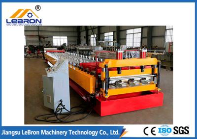 China Red color CNC Control Floor Deck Roll Forming Machine made in China long time service for sale