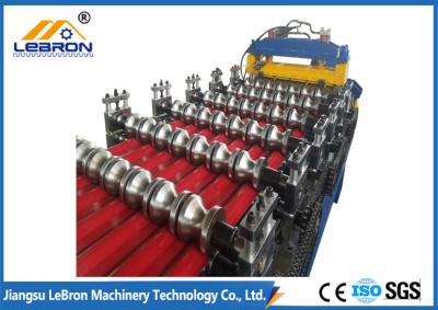 China PLC control system Factory directly sell Color Steel Tile Roll Forming Machine new type made in China for sale