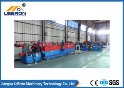 China Red and blue color Door Frame Cold Roll Forming Machine 2018 New Design PLC Control Full Automatic made in china for sale