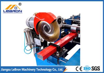 China Yellow color 2018 new Type PLC Control Automatic Metal Downspout Roll Forming Machine made in China blue color for sale