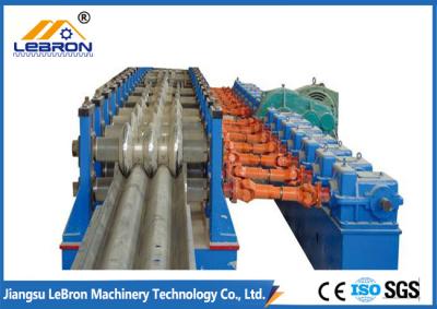 China 2018 new type Guardrail Roll Forming Machine PLC control system made in china Blue color for sale