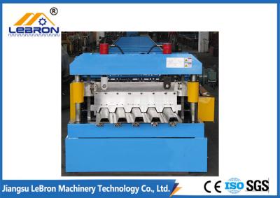 China 2018 new design CNC Control Floor Deck Roll Forming Machine made in China Blue color for sale