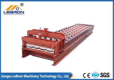 China Red color Factory directly supply Color Steel Glazed Tile Roll Forming Machine CNC Control Automatic 2018 new type for sale