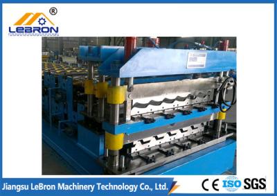 China Speed 15-20m/min Double Layer Roofing Sheet Roll Forming Machine PLC Control Automatic for sale