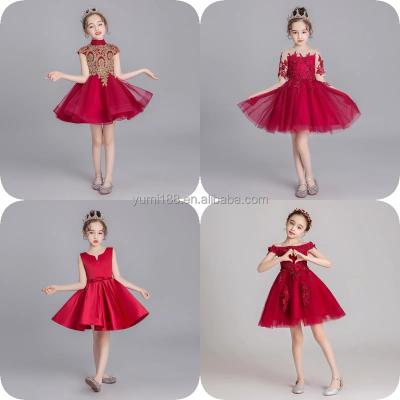 China Anti-wrinkle New Children's Princess Dress Wedding Bridesmaid Performance Dress for sale