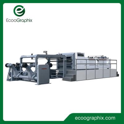 China Paper Roll Sheeter and Sheet Paper Cutter with Slitting and Trimming Te koop