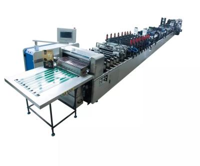 China 70pcs/Min Square Bottom Window Box Patching Machine for sale