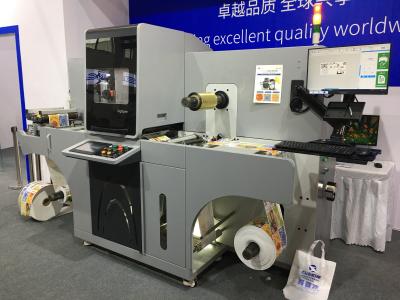 China Foil Stamping Varnishing Label Enhancing Machine 6-50M/Min for sale