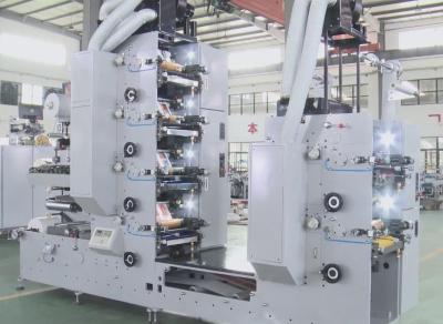 Cina Stampa automatica di etichette UV Flexo a 60 m/min con stazione di taglio a stampo in vendita