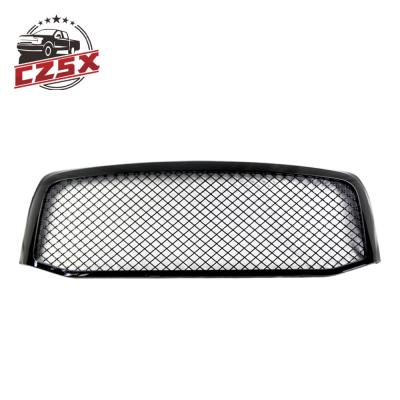 China Mesh For 06-08 09 Dodge Ram 1500 2500 Black Mesh Front Bumper Hood 3500 Grill Grille for sale