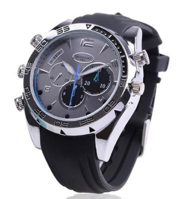 China Free Shipping Spy Camera Watch HD 1080P Night Vision Camera Watch with Built-in Hidden 16gb Watch with Spy Camera for sale