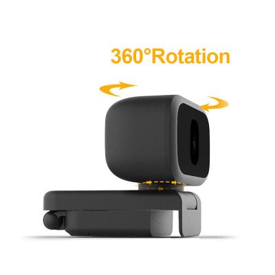 China Factory Wholesale HD 1080P USB Recording VCR Function 360 Degree Rotation Computer Webcam Camera for sale