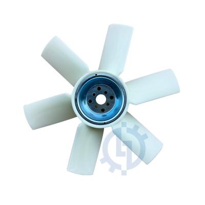 China Auto engine parts cooling Fan blade for machinery fit with engine CATEEEEEE70B 4D32 6 blades 8 holes for sale